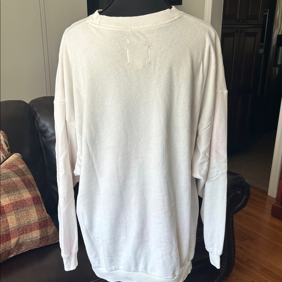 American Eagle Outfitters Classic White Crewneck Sweater - Picture 4 of 6